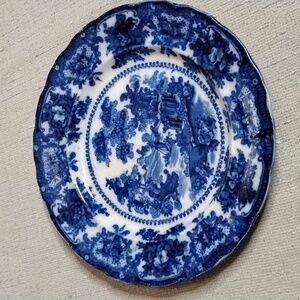 W. Adams 10" Blue Flo Plate
